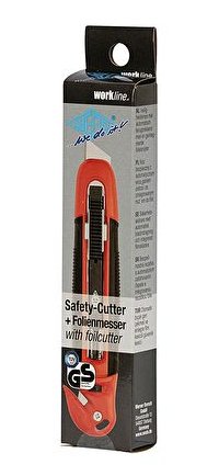 EAN 4003801863795 - Wedo 78 805 cúter Negro, Rojo Cuchillo de hoja fija imagen 4