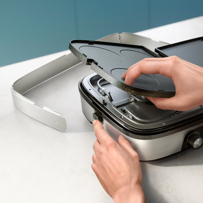 EAN 8720389056635 - Philips HD6222/90 plancha eléctrica Independiente 2400 W Negro, Acero inoxidable imagen 3