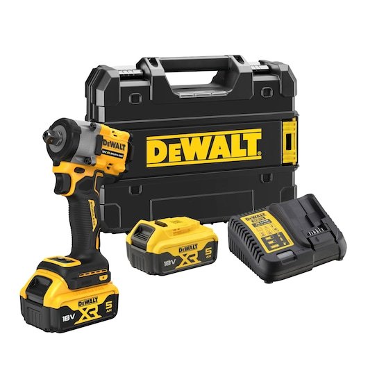 EAN 5035048743836 - DeWALT DCF922P2T-QW atornilladora de impacto con batería 1/2" 2500 RPM 610 Nm Negro, Amarillo 415 W 18 V imagen 1