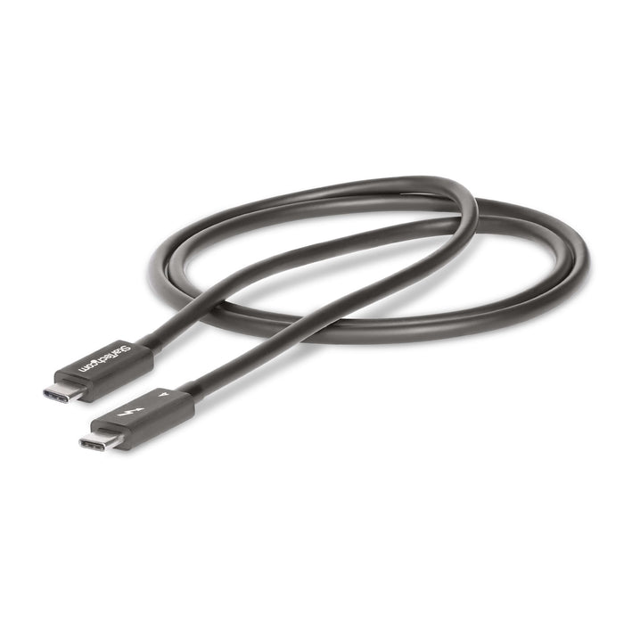 EAN 0065030897273 - StarTech.com TBLT4MM1M cable Thunderbolt 40 Gbit/s Negro imagen 10