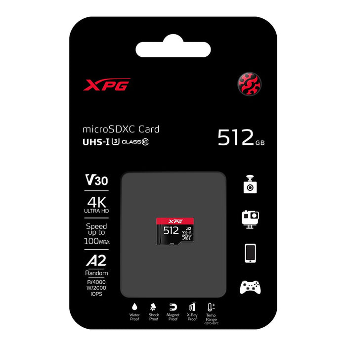 EAN 4710273771380 - XPG AUSDX512GUI3XPGA2-R memoria flash 512 GB MicroSDXC UHS-I Clase 10 imagen 3