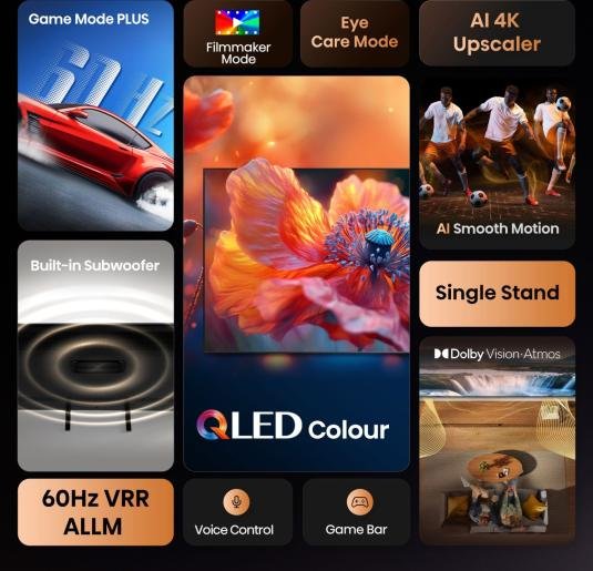 EAN 6942351420752 - Hisense A7Q 75A7Q 190,5 cm (75") 4K Ultra HD Smart TV Wifi Negro imagen 4