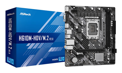 EAN 4710483939860 - Asrock H610M-HDV/M.2 R2.0 Intel H610 LGA 1700 micro ATX imagen 1