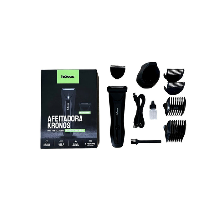 EAN 8437028106032 - Kocos KRONOS BODY SHAVER Máquina de afeitar de láminas Recortadora Negro, Metálico imagen 7