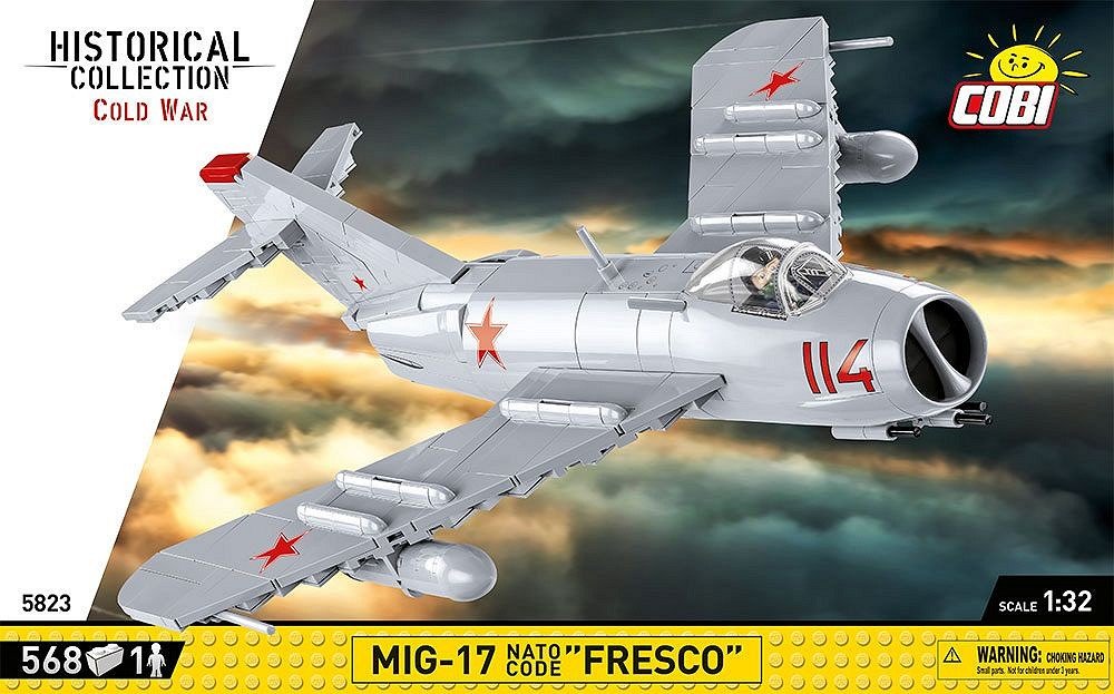 EAN 5902251058234 - COBI MiG-17 NATO Code "Fresco" imagen 9