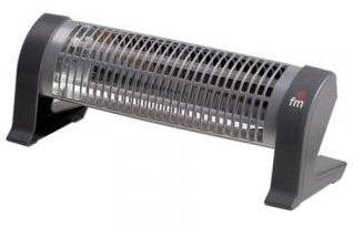 EAN 8427561230219 - FM Calefacción 2302-C calefactor eléctrico Negro, Gris 1200 W Calefactor eléctrico de cuarzo imagen 1