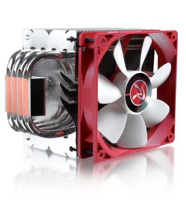 EAN 4715109920017 - RAIJINTEK Themis Evo Procesador Enfriador 12 cm Metálico, Rojo, Blanco imagen 3