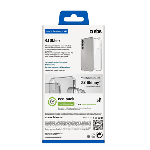 EAN 8018417488658 - SBS TESKINSAS24FET funda para teléfono móvil 17 cm (6.7") Transparente imagen 2