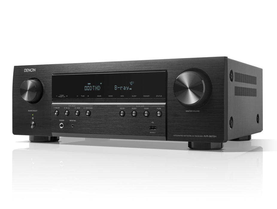 EAN 0747192140182 - Denon AVR-S670H 75 W 5.2 canales Envolvente Negro imagen 5