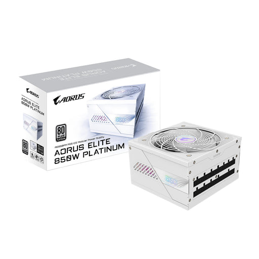 EAN 4719331554392 - GIGABYTE AORUS ELITE P850W ICE unidad de fuente de alimentación 850 W 20+4 pin ATX Blanco imagen 1