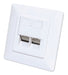 EAN 0766623771900 - Intellinet 771900 toma de corriente 2 x RJ-45 Blanco imagen 1