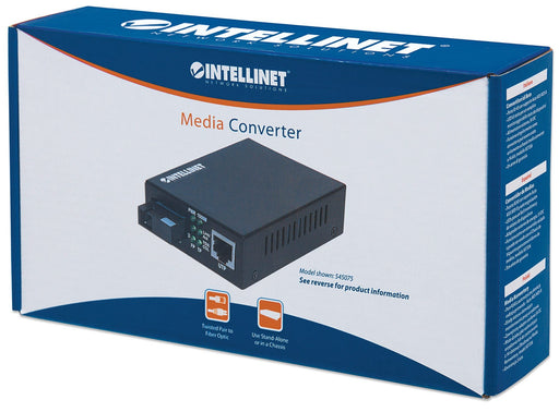 EAN 0766623506519 - Intellinet 506519 convertidor de medio 100 Mbit/s 1310 nm Multimodo Negro imagen 7