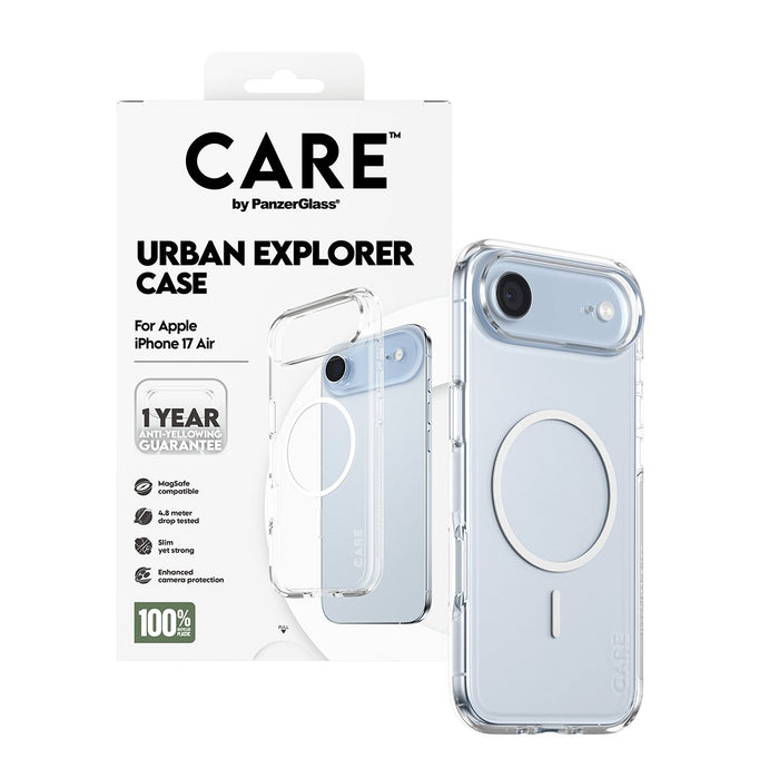 EAN 5715685026843 - PanzerGlass CARE by ® Flagship Case Transparent Urban Explorer w. White MagSafe iPhone 17 Air funda para  imagen 5
