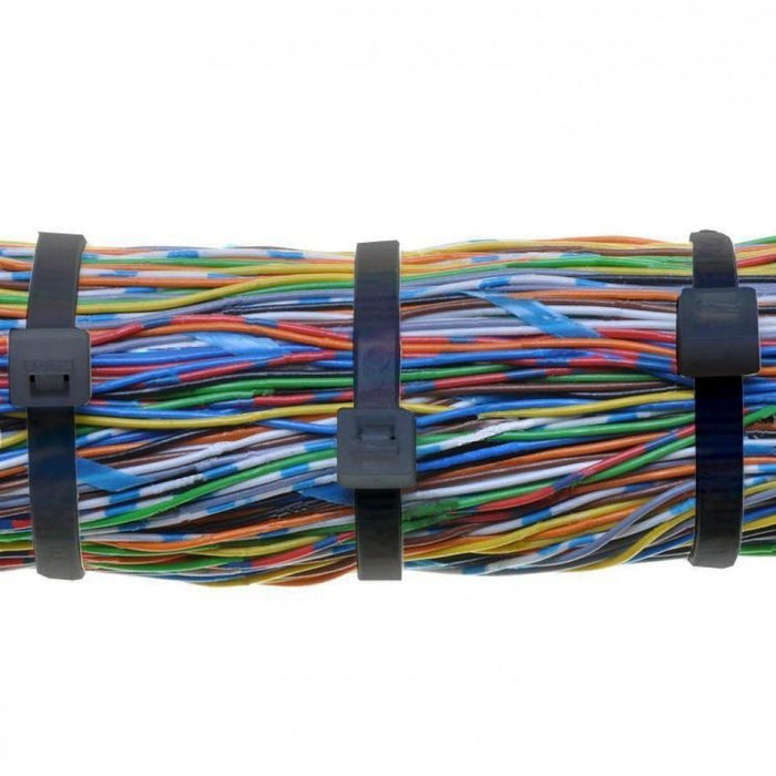 EAN 8057685306394 - Techly 142 x 3.5mm presilla Nylon Negro 100 pieza(s) imagen 6