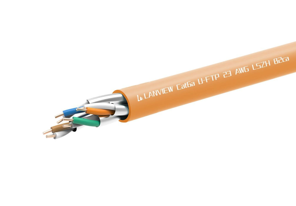 EAN 5715063117248 - Lanview LVN122153 cable de red Naranja 305 m Cat6a imagen 1