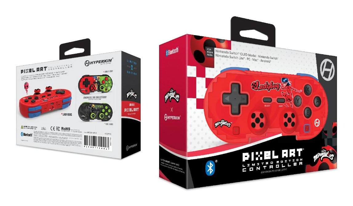 EAN 810007714417 - Hyperkin M01328-MTLB mando y volante Negro, Azul, Rojo Bluetooth Gamepad Android, MAC, Nintendo Switch, Ni imagen 3