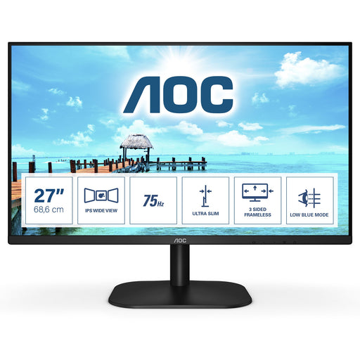 EAN 4038986187183 - AOC B2 27B2H/EU LED display 68,6 cm (27") 1920 x 1080 Pixeles Full HD Negro imagen 1