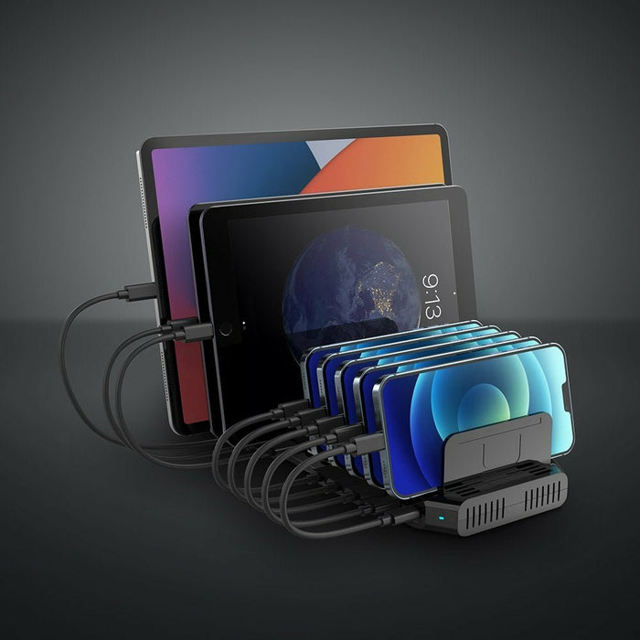 EAN 4002888734356 - Lindy 73435 cargador de dispositivo móvil Smartphone, Tableta Negro Corriente alterna Carga rápida Interi imagen 5