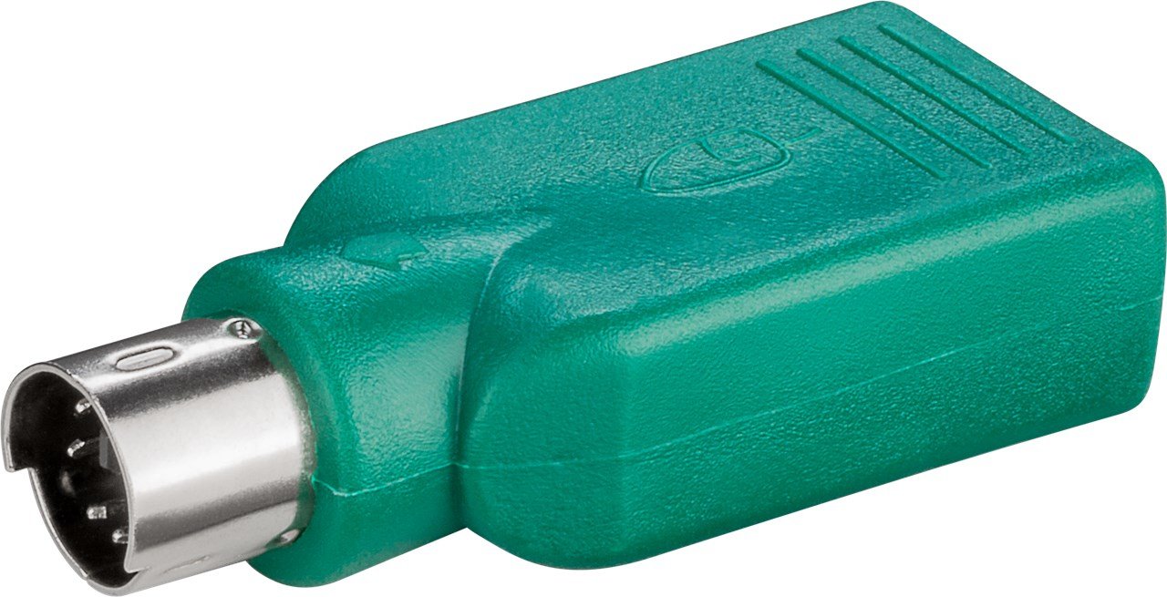 EAN 4040849689192 - Goobay 68919 cambiador de género para cable USB Type-A PS/2 Verde imagen 3