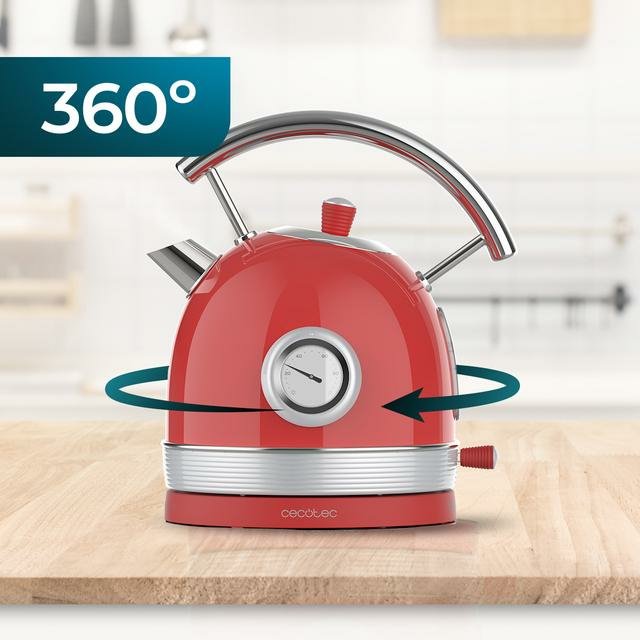 EAN 8435484019811 - Cecotec Thermosense 420 tetera eléctrica 1,8 L 2200 W Cromo, Rojo imagen 7