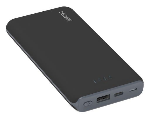 EAN 5706751043222 - Denver PBQ-10001 batería externa Polímero de litio 10000 mAh Cargador inalámbrico Gris imagen 1