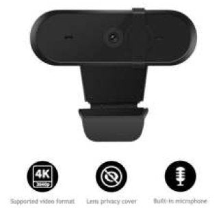 EAN 8054320844327 - Nilox WEBCAM CON MICROFONO 4K cámara web 8 MP 3840 x 2160 Pixeles USB 2.0 Negro imagen 2