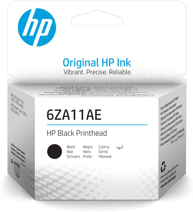 EAN 0194721022097 - HP 6ZA11AE Black Printhead cabeza de impresora Inyección de tinta térmica imagen 1