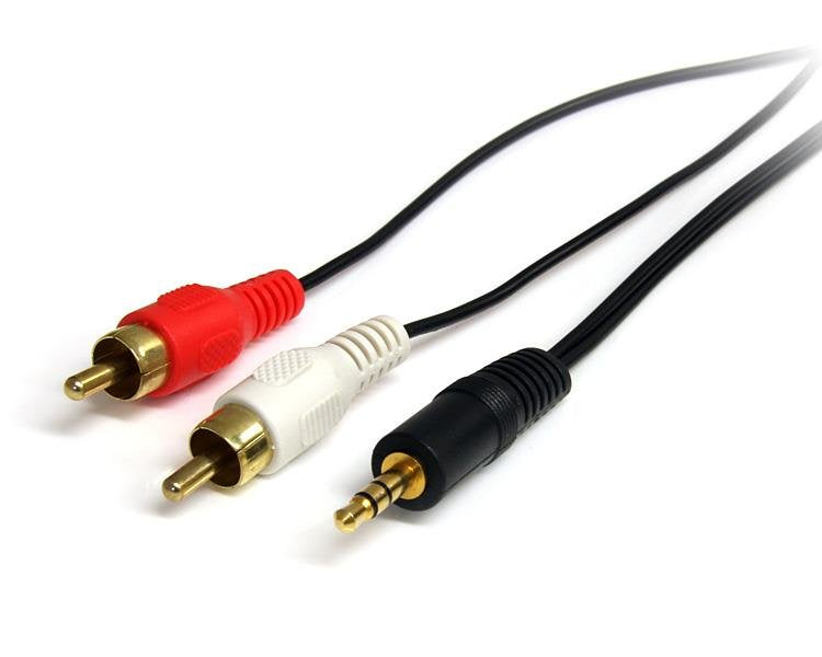 EAN 0065030845021 - StarTech.com 0.92m, 3.5mm/2xRCA, M/M cable de audio 0,92 m imagen 1
