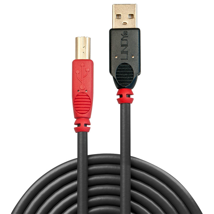 EAN 4002888427623 - Lindy 42762 cable USB USB 2.0 15 m USB A USB B Negro, Rojo imagen 3