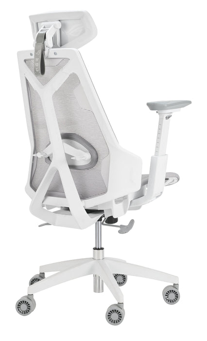 EAN 4711387920183 - ASUS ROG Destrier Ergo Core White Silla para videojuegos de PC Asiento de malla Blanco imagen 3