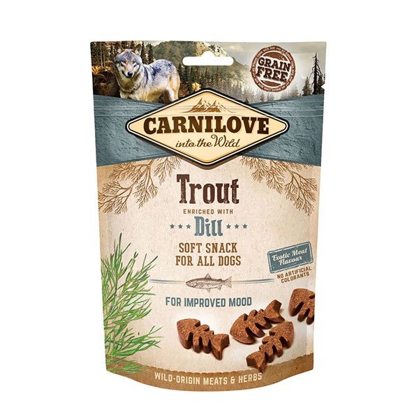 EAN 8595602528912 - CARNILOVE Trout with Dill 200 g Universal Eneldo, Trucha imagen 1