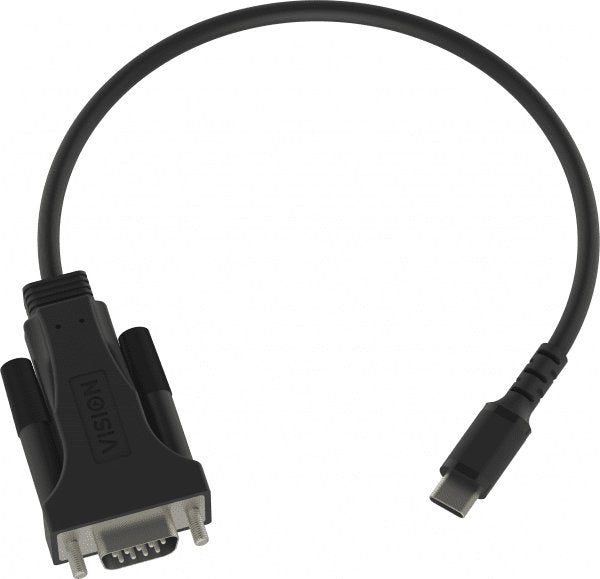 EAN 5696996000008 - Vision TC-USBCSER/BL cable de serie Negro RS-232 USB-C imagen 4