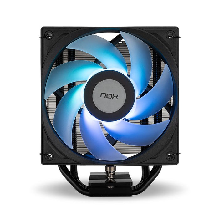 EAN 8436587975714 - NOX Hummer R-400 ARGB Procesador Refrigerador de aire 12 cm Negro imagen 4