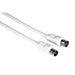 EAN 4047443432438 - Hama 00205029 cable coaxial 3 m Blanco imagen 1