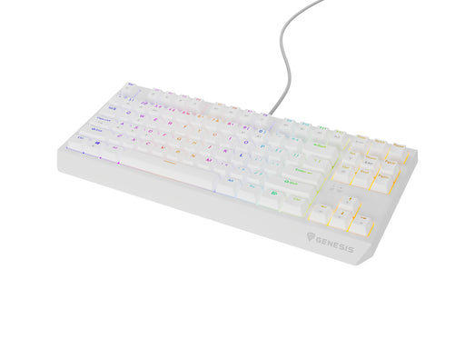 EAN 5901969443301 - GENESIS Thor 230 TKL teclado Juego USB + RF Wireless + Bluetooth QWERTY Blanco imagen 1