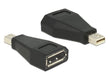 EAN 4043619652389 - DeLOCK 65238 cambiador de género para cable mini Displayport 1.2 Displayport Negro imagen 1
