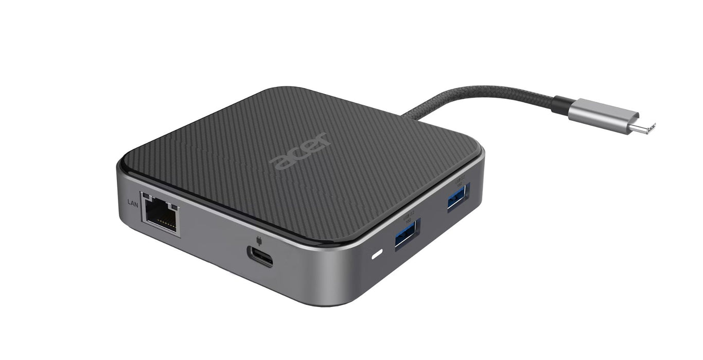 EAN 4712842946397 - Acer 7-in-1 USB 4 Dongle Alámbrico USB4 Negro, Plata imagen 3