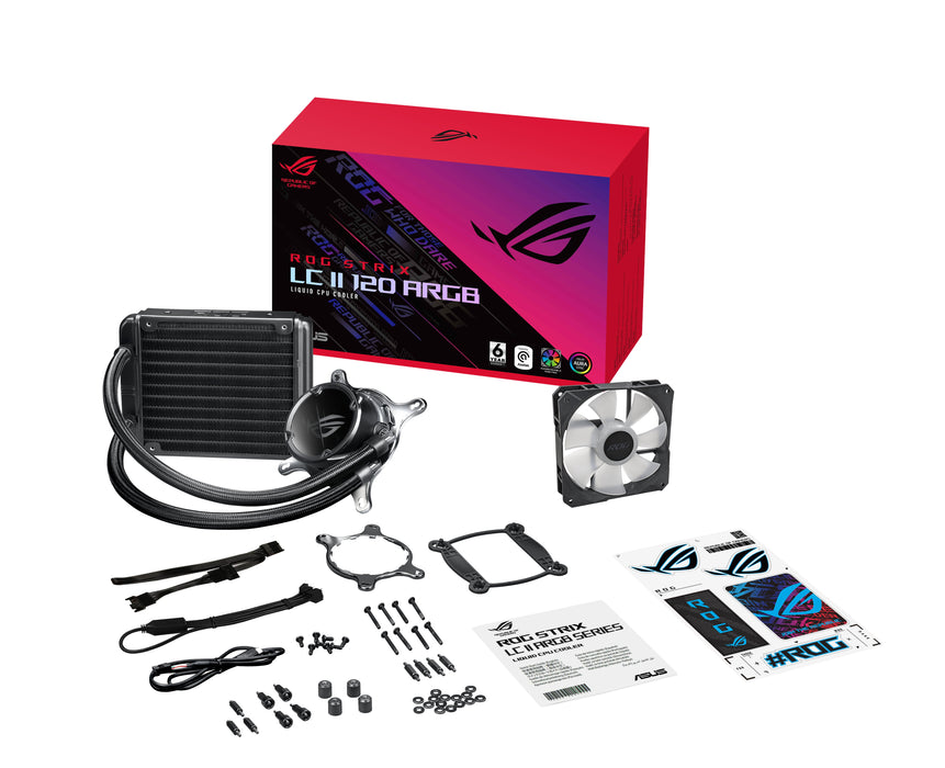 EAN 4711081145783 - ASUS ROG STRIX LC II 120 ARGB Procesador Kit de refrigeración líquida 12 cm Negro imagen 5