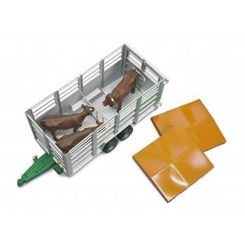 EAN 4001702022273 - BRUDER Livestock trailer with 1 cow parte y accesorio de modelo a escala Tráiler imagen 4