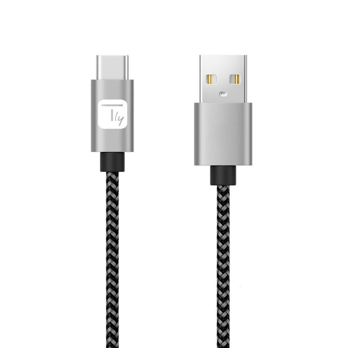 EAN 8059018369984 - Techly ICOC MU2AC-005-AL cable USB USB 2.0 0,5 m USB A USB C Negro, Gris imagen 1