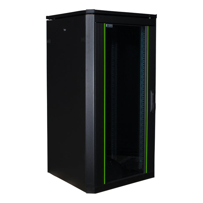 EAN 5420016845870 - LOGON RDL22U66BL armario rack 22U Rack o bastidor independiente Negro imagen 3