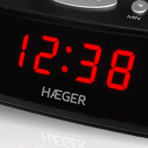 EAN 5608475015854 - Haeger RA-06B.005B despertador Reloj despertador digital Negro imagen 2