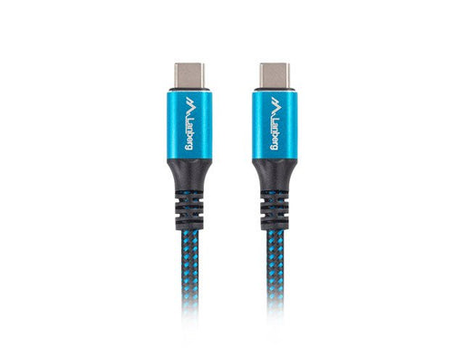 EAN 5901969436730 - Lanberg CA-CMCM-45CU-0005-BK cable USB USB4 Gen 2x2 0,5 m USB C Negro, Azul imagen 2