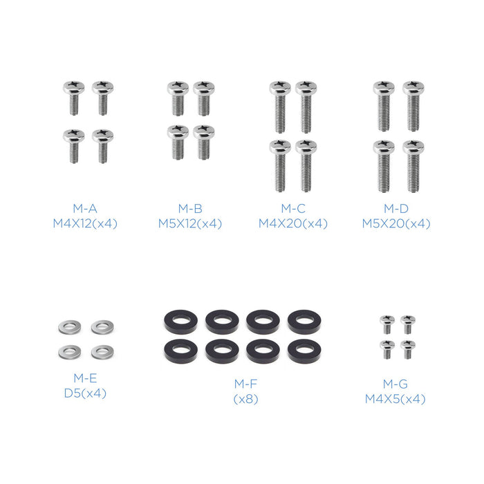 EAN 8433281010093 - TooQ TCCH0007-B kit de montaje Negro imagen 8