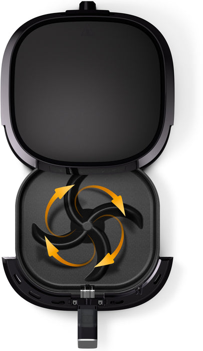 EAN 8710103972143 - Philips 3000 series HD9270/96 freidora Sencillo 6,2 L 2000 W Freidora de aire caliente Negro imagen 4