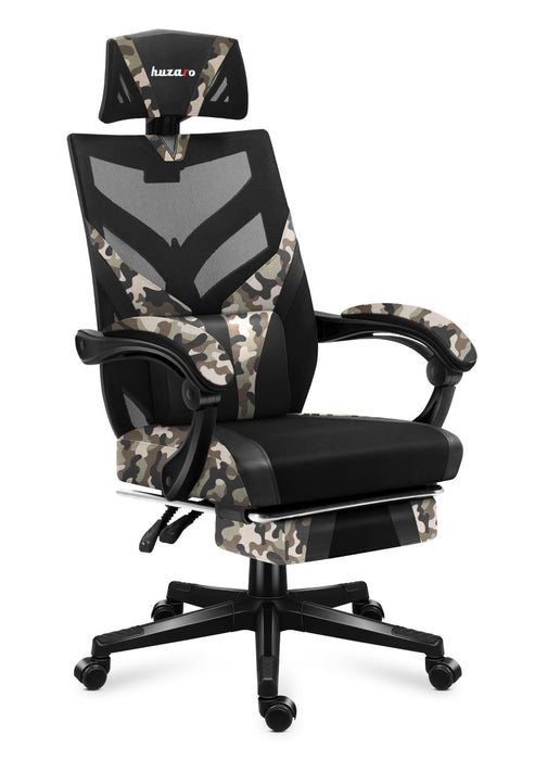 EAN 5903796011326 - Huzaro Combat 5.0 Silla para videojuegos de PC Asiento de malla Negro, Camuflaje imagen 1