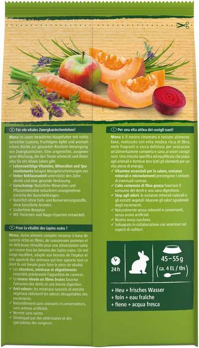 EAN 4008239255426 - Vitakraft 25542 comida para animal de pequeño tamaño Paquete de bolsas de pienso 3 kg Conejo enano imagen 4