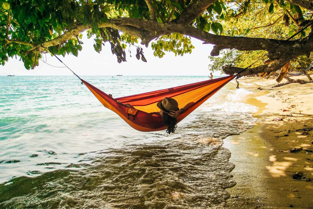 EAN 4030454006309 - AMAZONAS Adventure Hammock Hamaca colgante 1 personas(s) Nylon, Antidesgarros Naranja, Rojo imagen 11