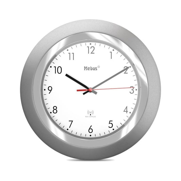 EAN 4007218194527 - Mebus 19452 reloj de mesa o pared Reloj mecánico Alrededor Plata, Blanco imagen 1