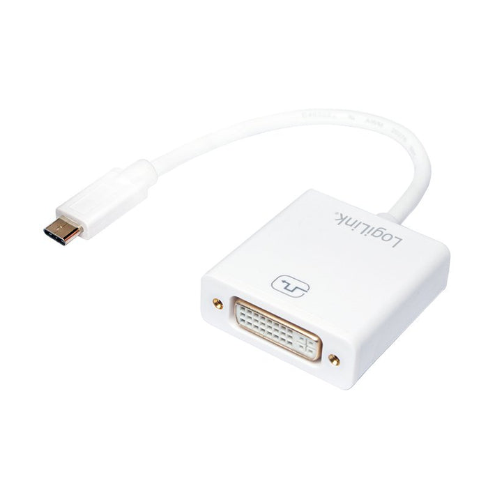 EAN 4052792035131 - LogiLink USB-C/DVI Adaptador gráfico USB 1920 x 1080 Pixeles Blanco imagen 1